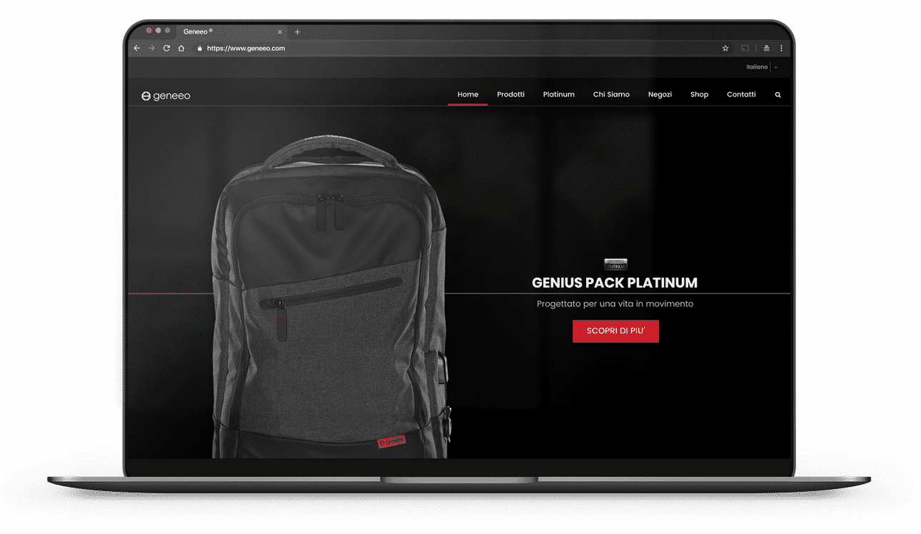sito web startup geneeo sito web startup