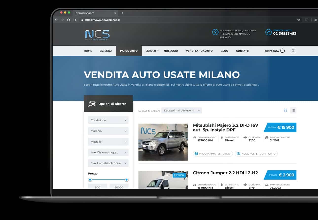 creazione sito per concessionario auto creazione sito per concessionario auto