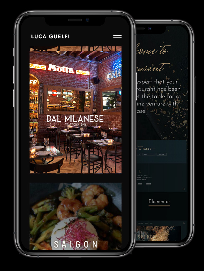 sito web per ristorante milano