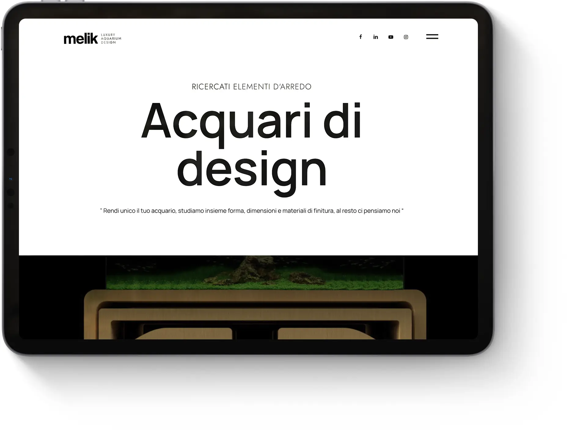 realizzazione sito di design