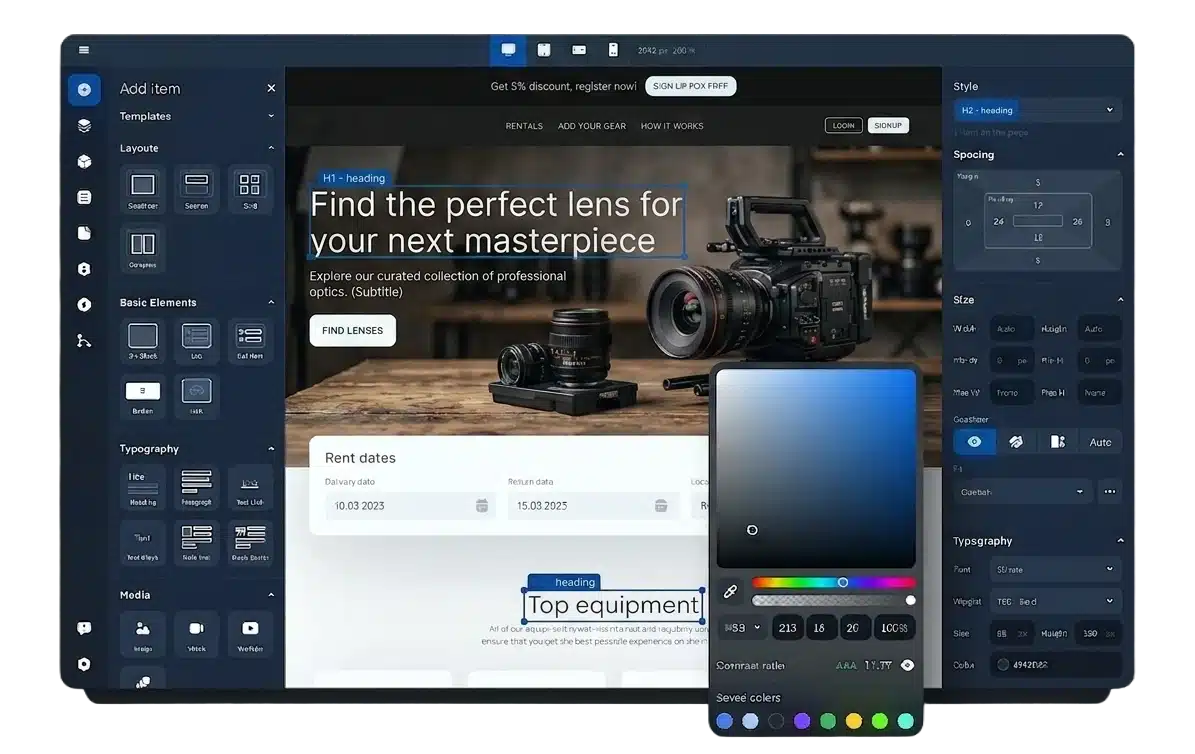 builder wordpress creazione sito con builder wordpress